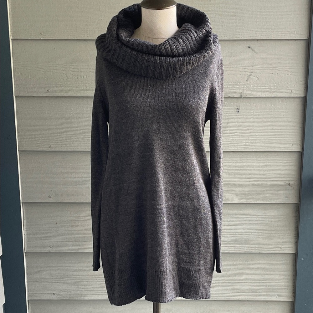 H&M Cozy Gray Cowl Neck Sweater